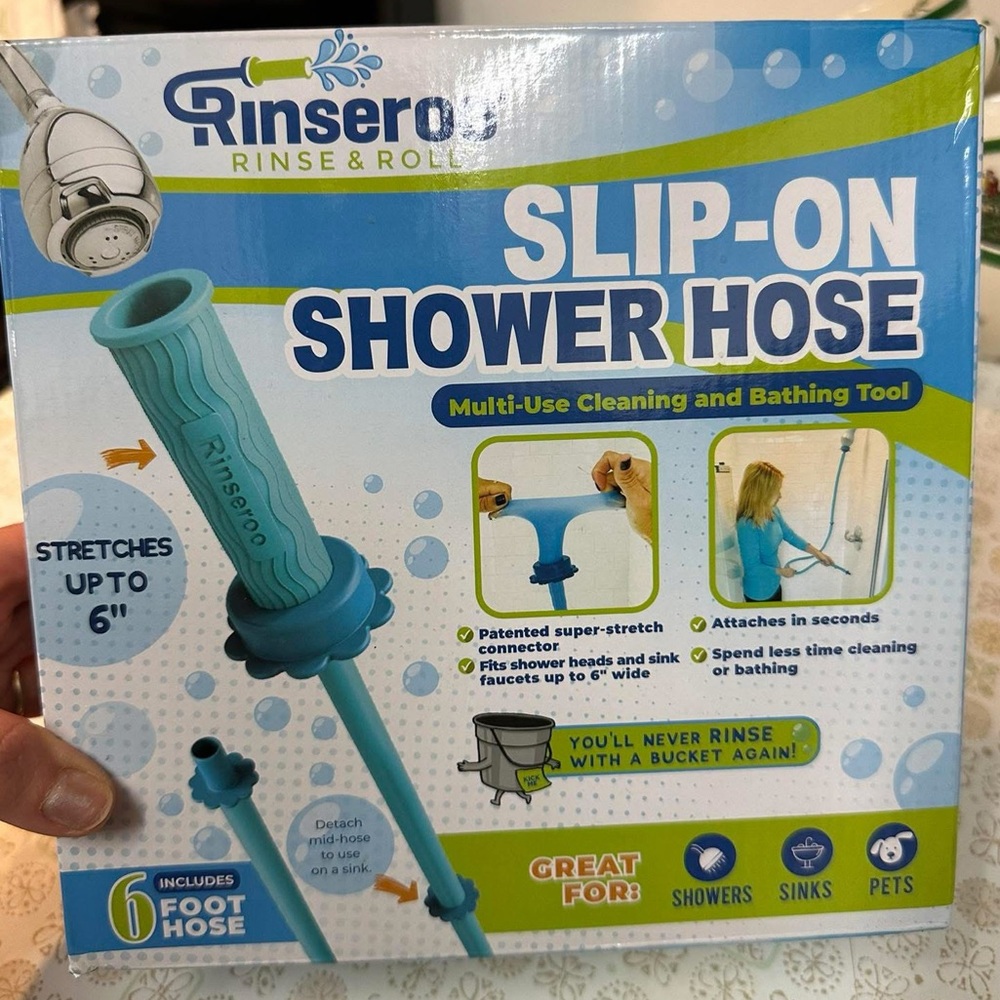 Rinseroo Slip-On Shower Hose